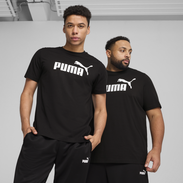 Essentials No. 1 Logo Tee Men, PUMA Black, large-MEX