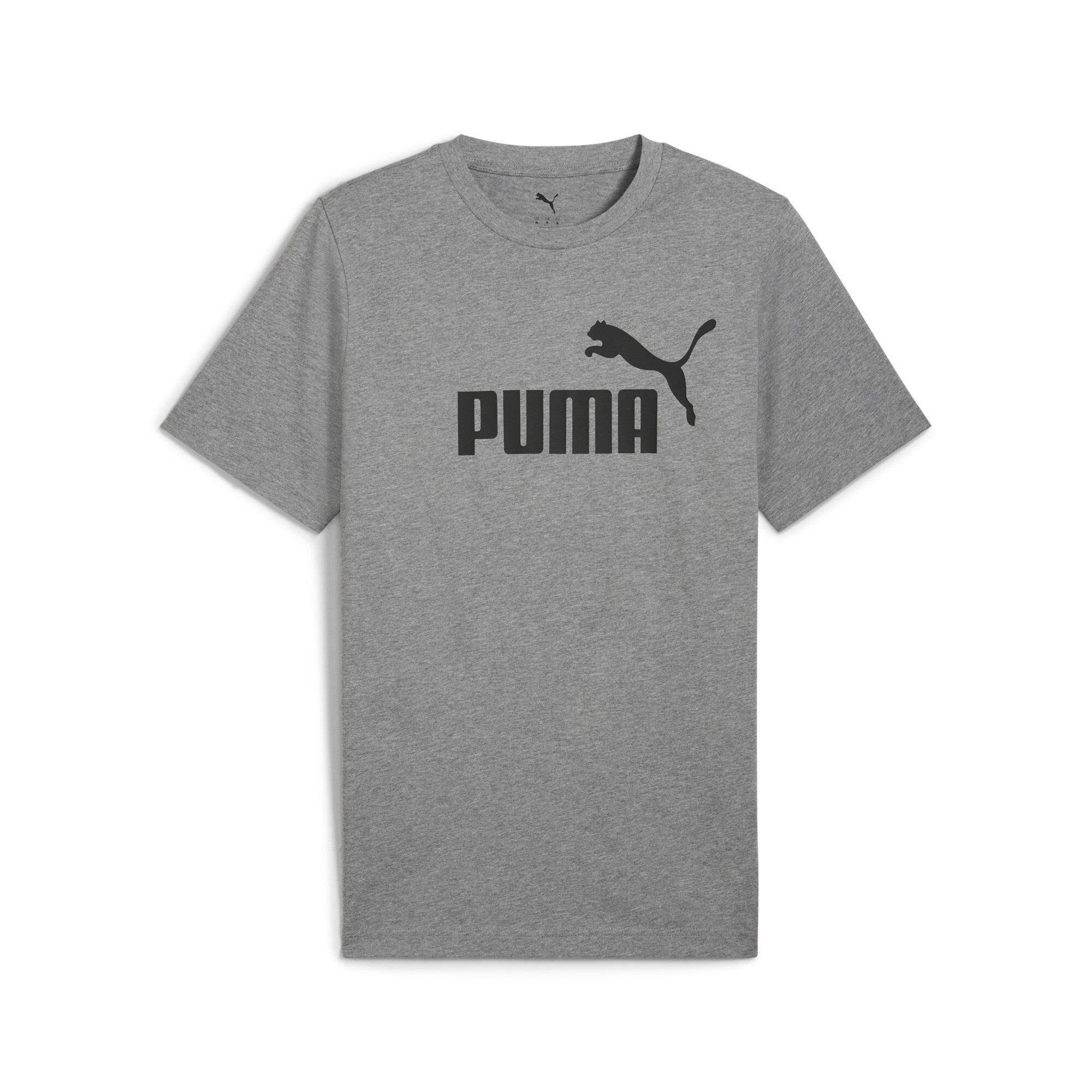 PUMA Essentials No. 1-logo T-shirt voor Heren, Grijs, Maat L thumbnail 3