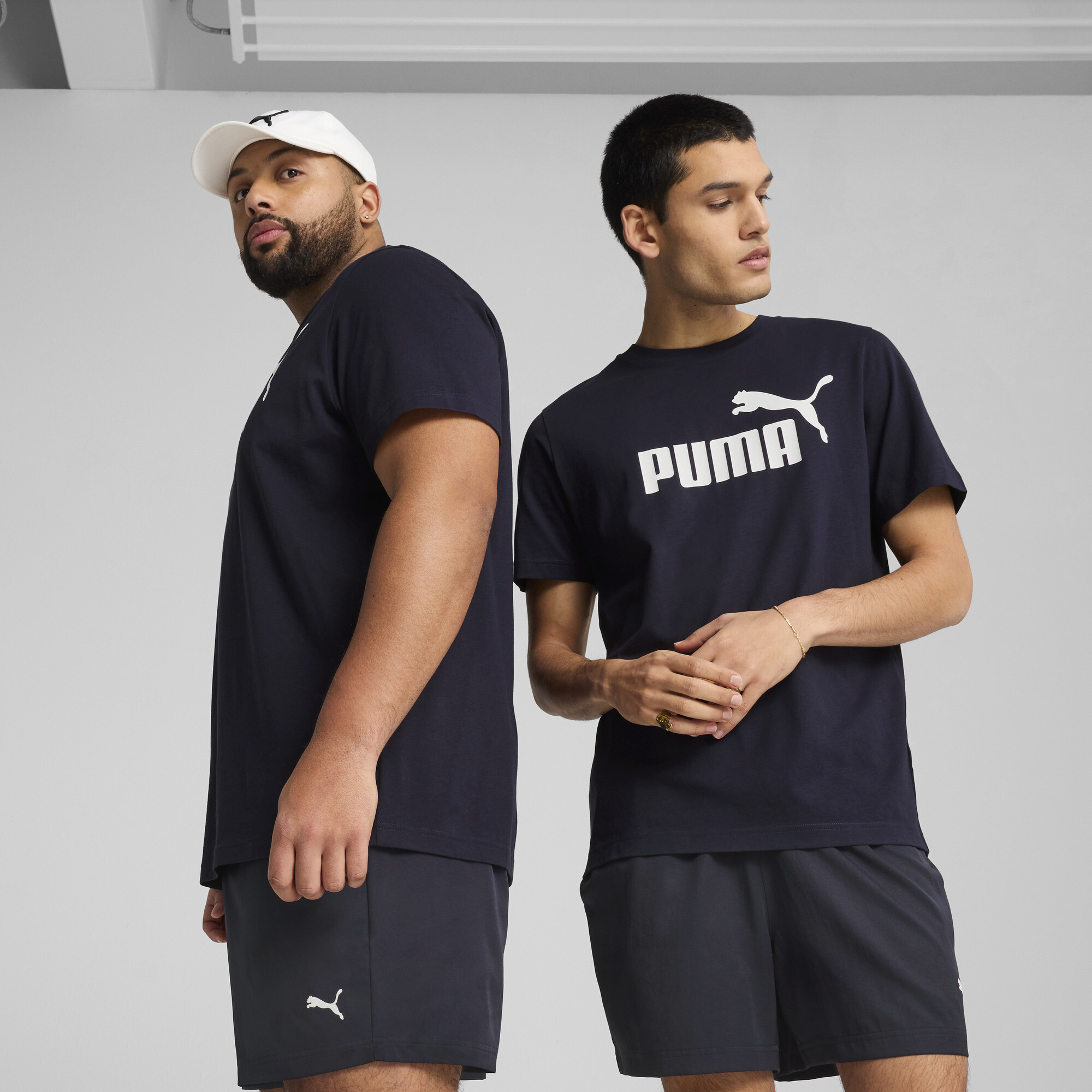 Puma Essentials No. 1 Logo T-Shirt Herren | Mit Plain | New Navy | Größe: 3XL