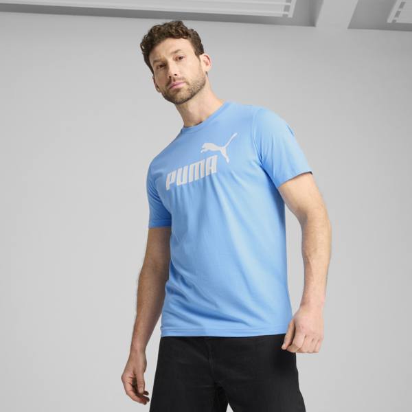 Playera Essentials No. 1 Logo para hombre, Team Light Blue, large-MEX