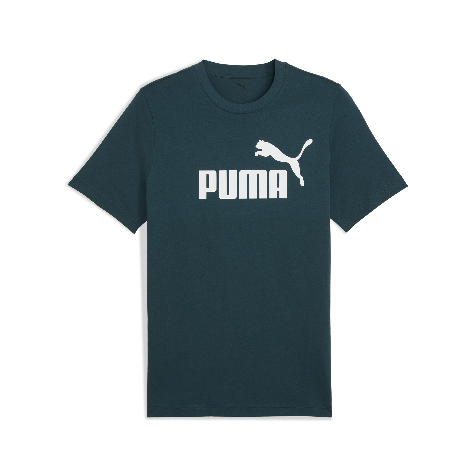 PUMA ESS No. 1-logo T-shirt voor Heren, Groen, Maat XL thumbnail 3