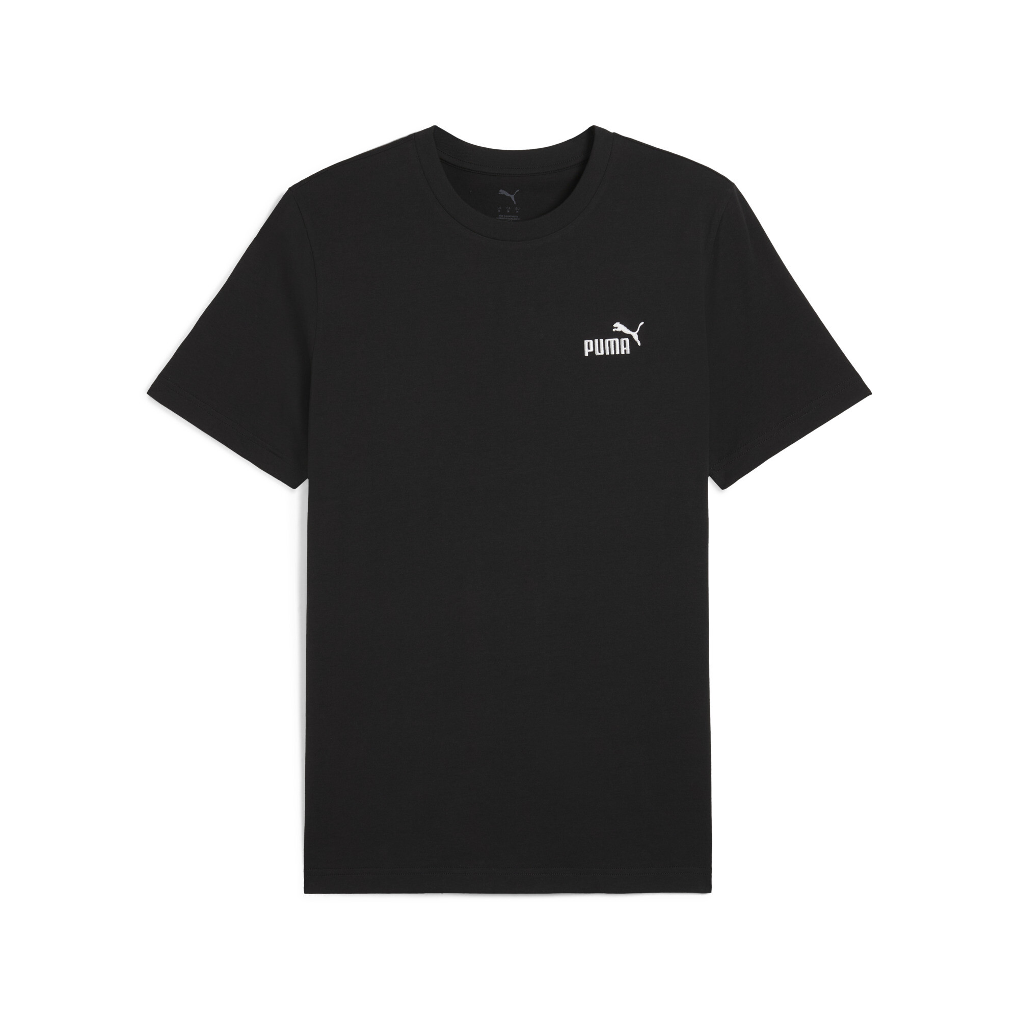 PUMA Essentials No. 1-logo T-shirt voor Heren, Zwart, Maat M thumbnail 3