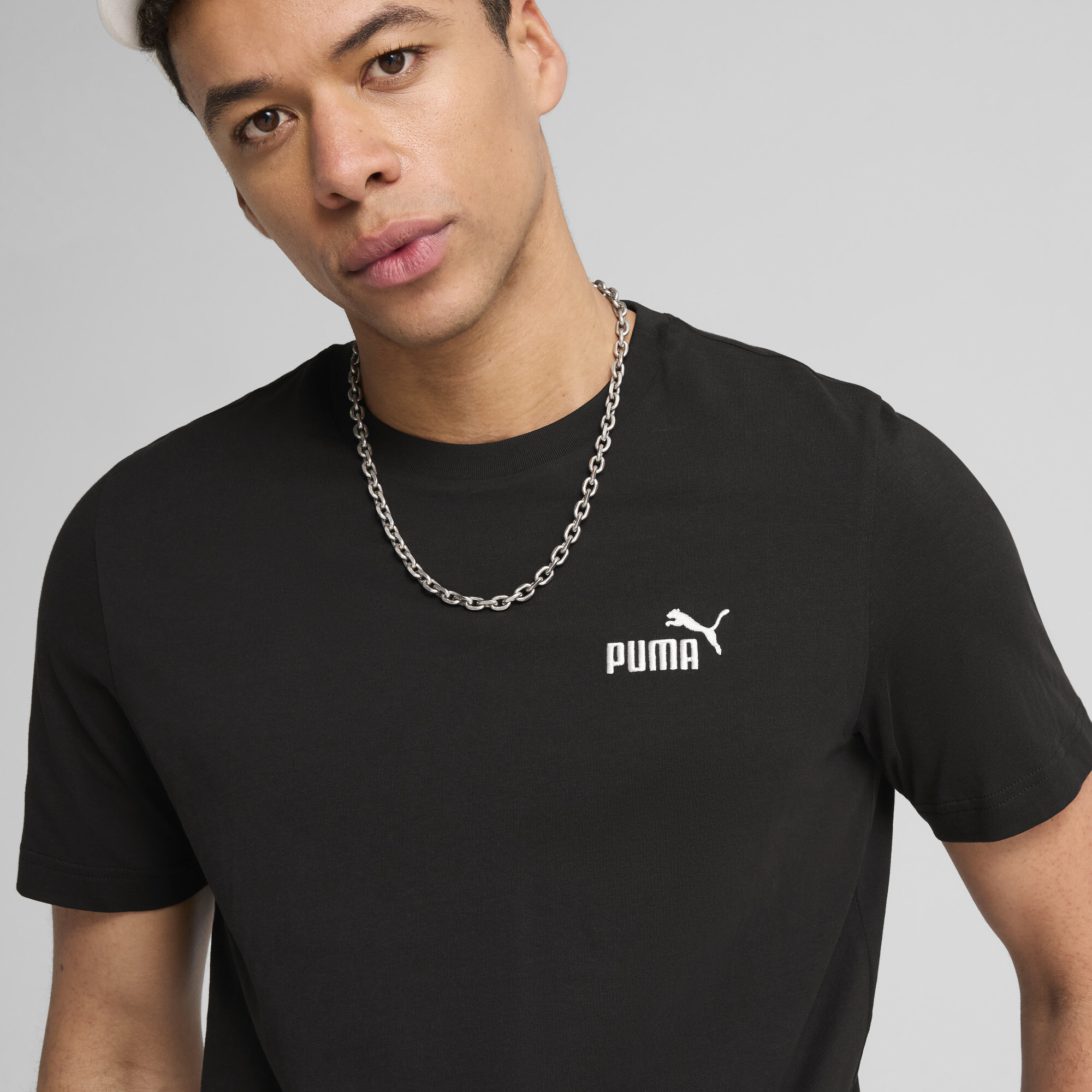 PUMA Essentials No. 1-logo T-shirt voor Heren, Zwart, Maat M thumbnail 7