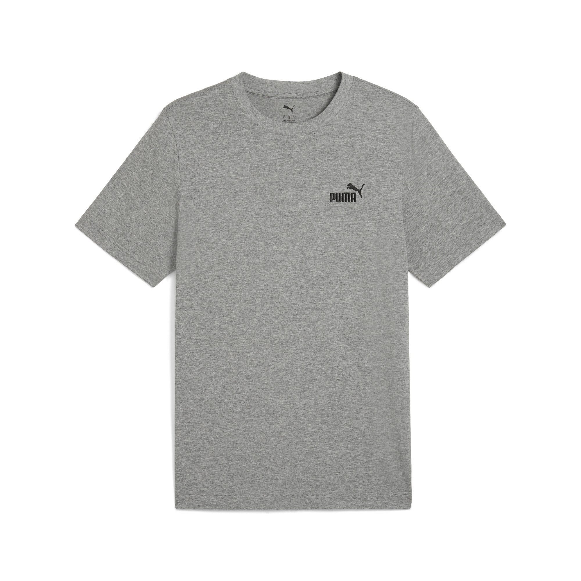 PUMA Essentials No. 1-logo T-shirt voor Heren, Grijs, Maat M thumbnail 3