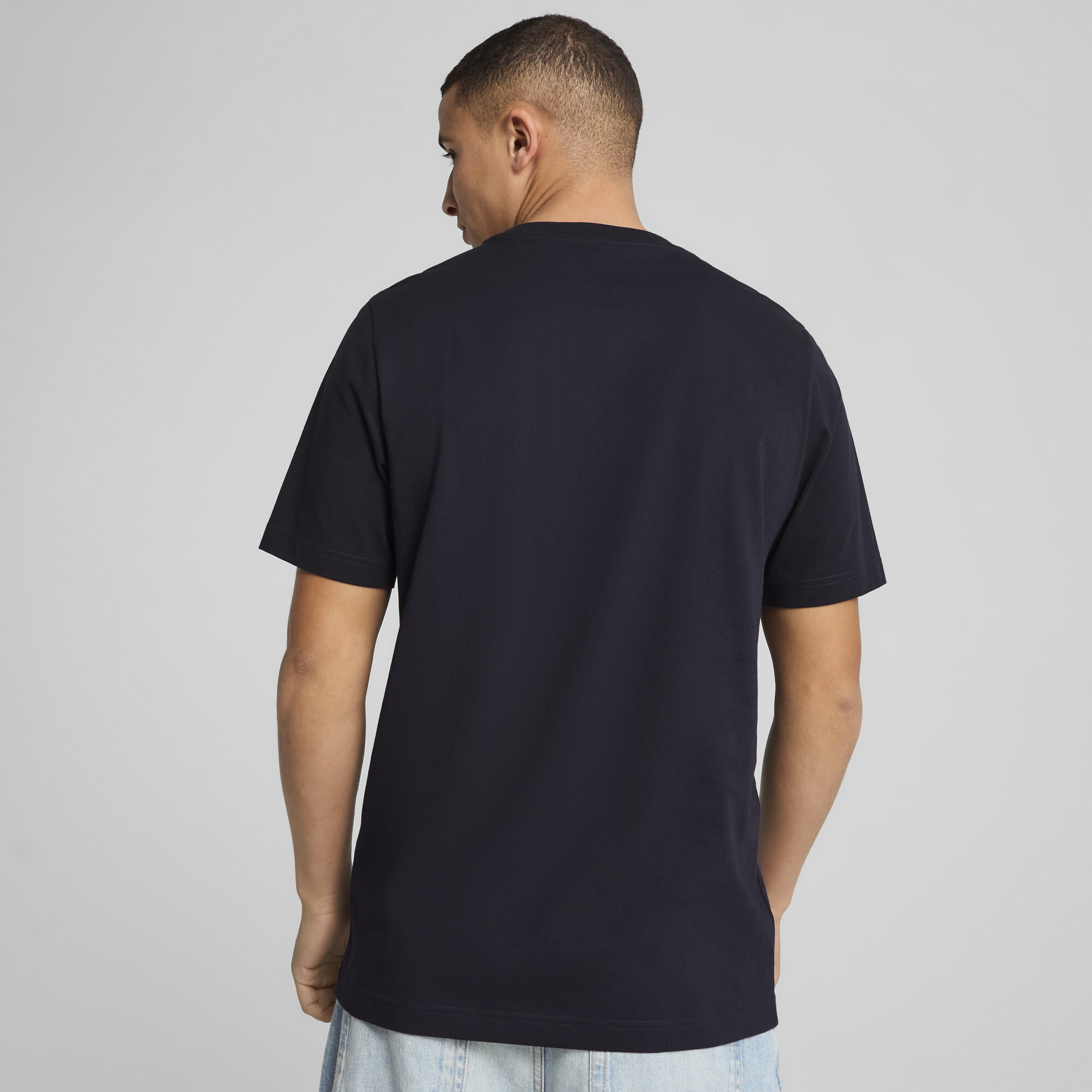 PUMA Essentials No. 1-logo T-shirt voor Heren, Blauw, Maat M thumbnail 5