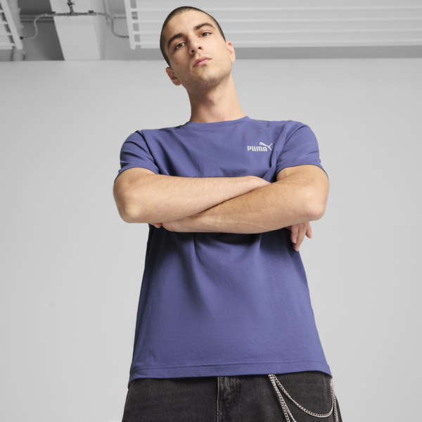 Playera Essentials No. 1 Logo para hombre, Blue Crystal, large-MEX
