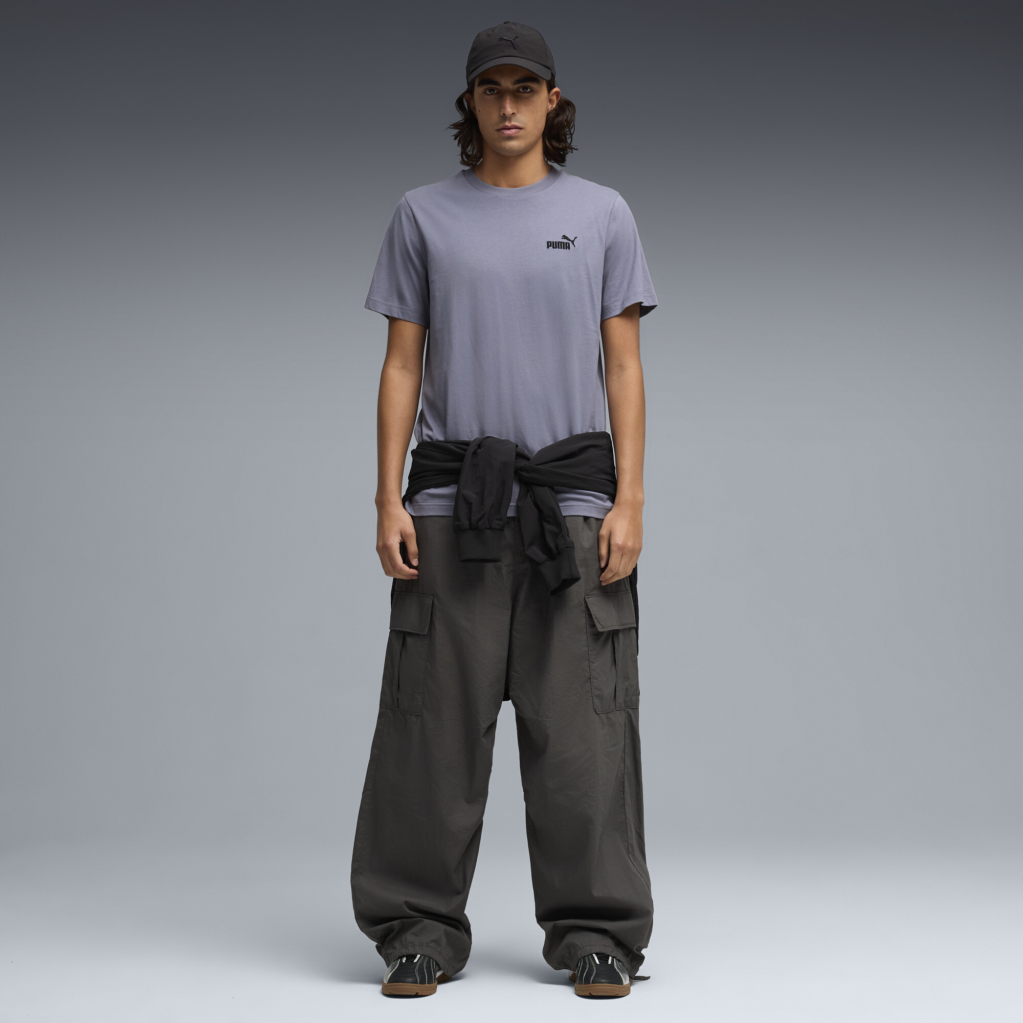 PUMA Essentials No. 1-logo T-shirt voor Heren, Grijs, Maat XS thumbnail 4