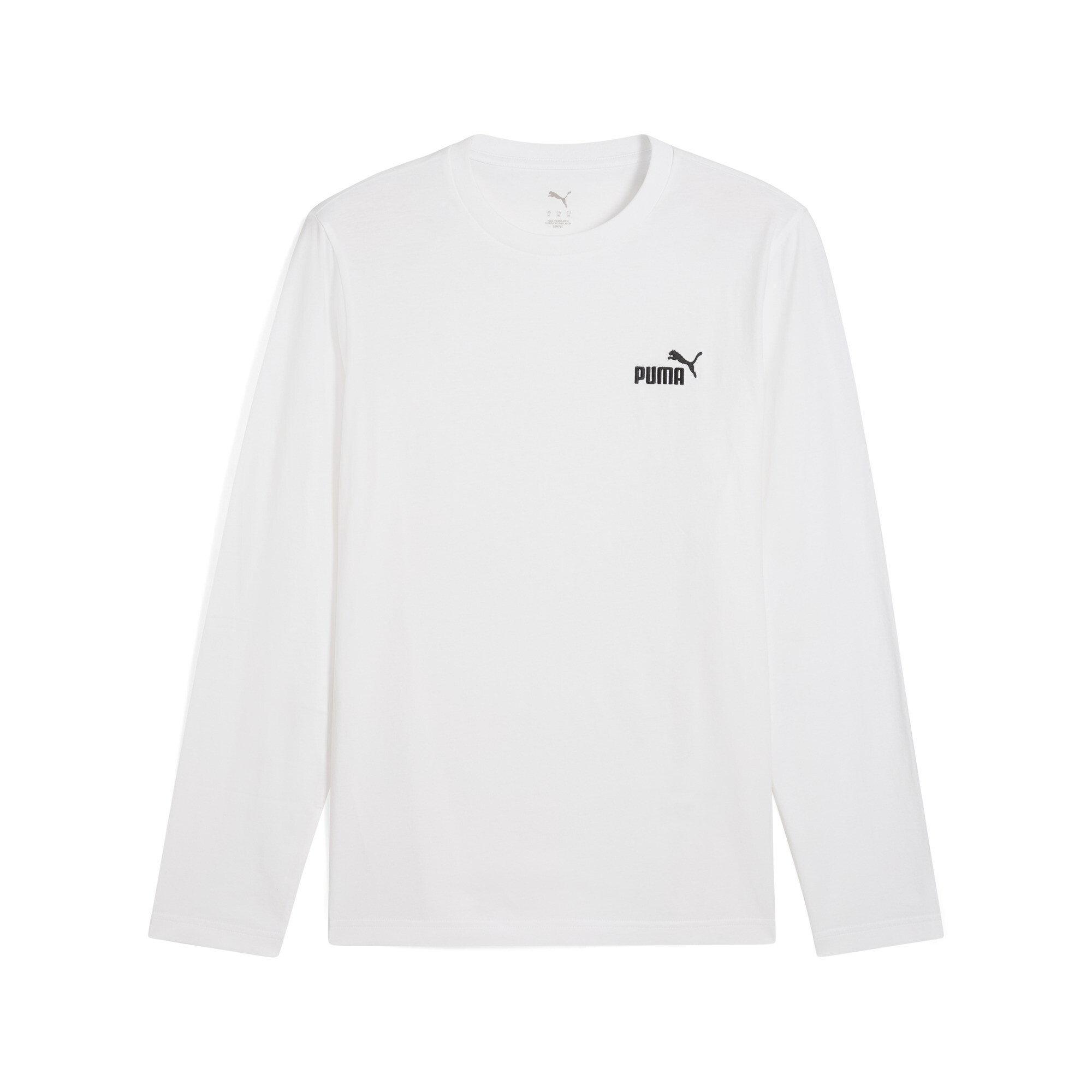 Футболка PUMA Mens Essentials № 1 с логотипом и длинным рукавом