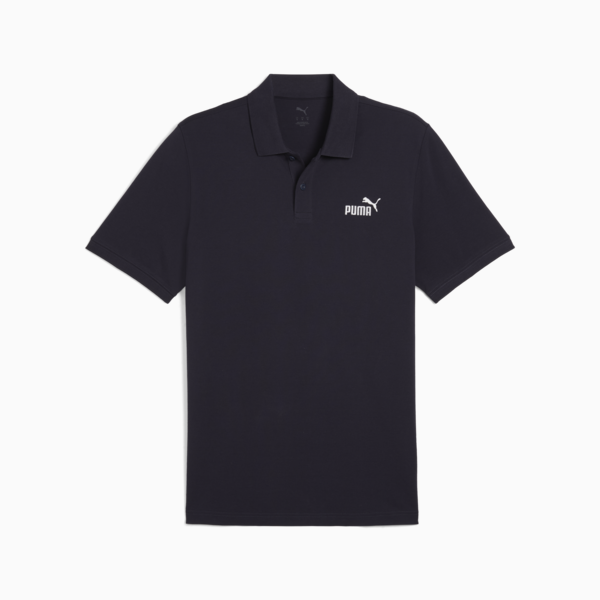 Playera polo Essentials No. 1 Logo Piqué para hombre, New Navy, large-MEX