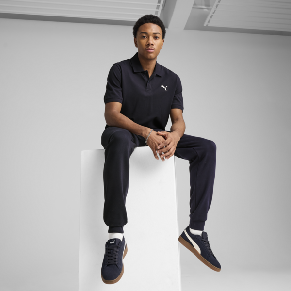 Remera polo Essentials Piqué para hombre, New Navy, large-ARG
