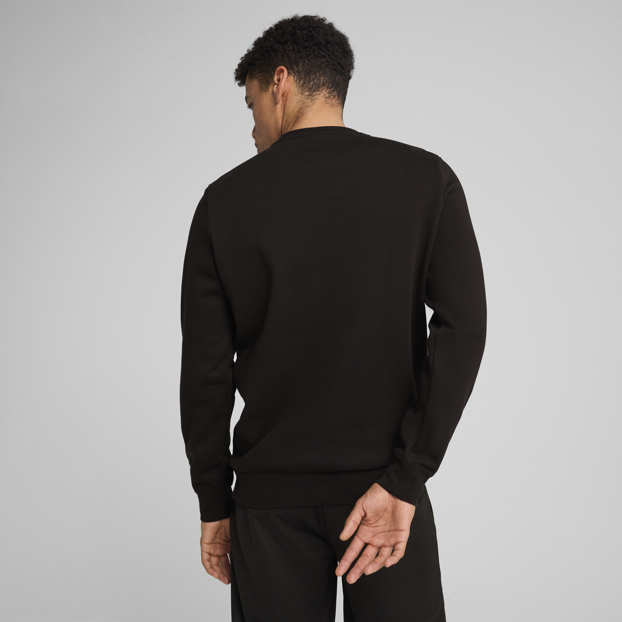 PUMA Essentials No. 1-logo top met ronde hals voor Heren, Zwart, Maat 4XL thumbnail 5