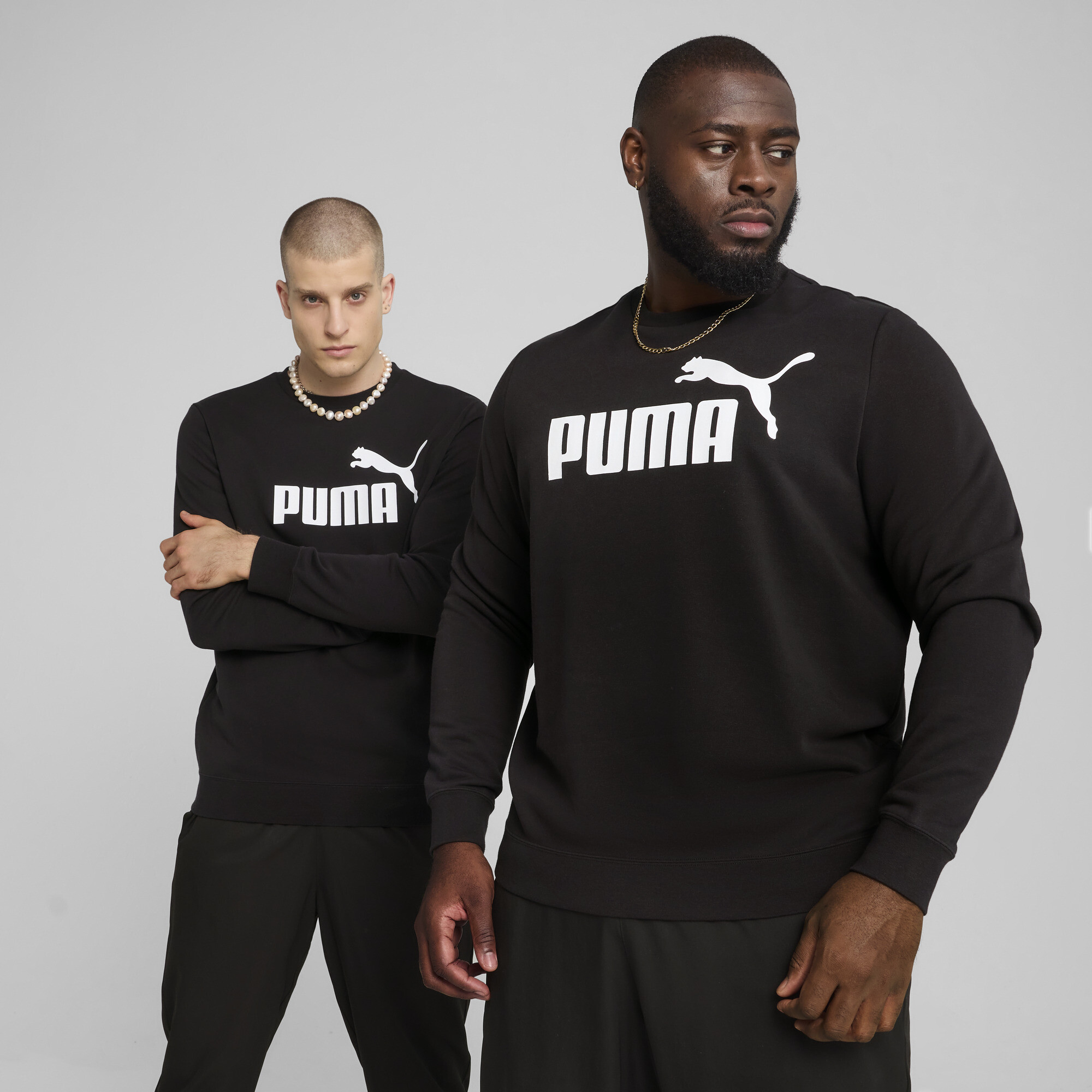 Puma Essentials No. 1 Logo Crewneck Herren | Mit Logo Print | Black | Größe: S