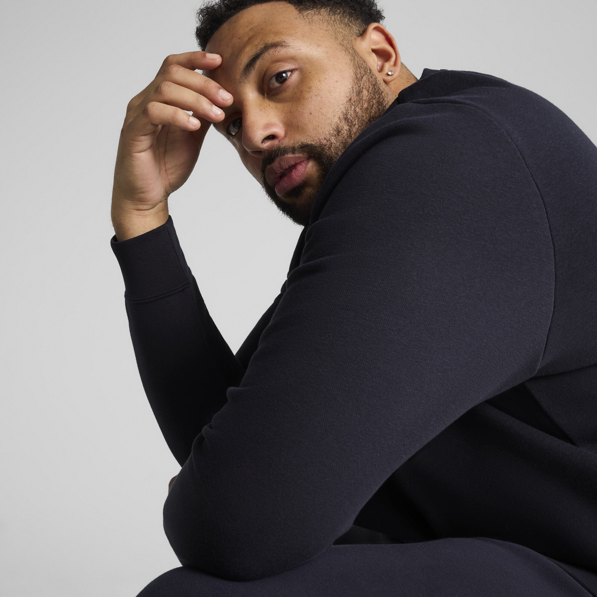 PUMA Essentials No. 1-logo top met ronde hals voor Heren, Blauw, Maat 4XL thumbnail 7