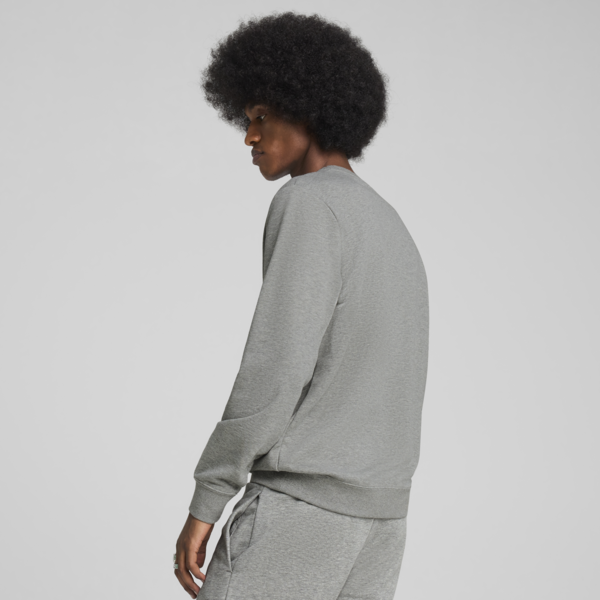 Buzo de cuello redondo para hombre Essentials, Medium Gray Heather, large-ARG
