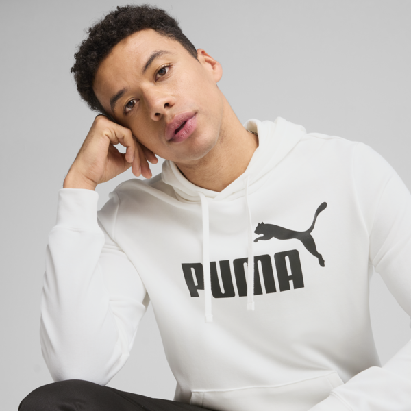 Sudadera con capucha Essentials No. 1 Logo, PUMA White, large-MEX