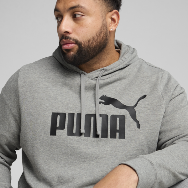 Sudadera con capucha Essentials No. 1 Logo, Medium Gray Heather, large-MEX