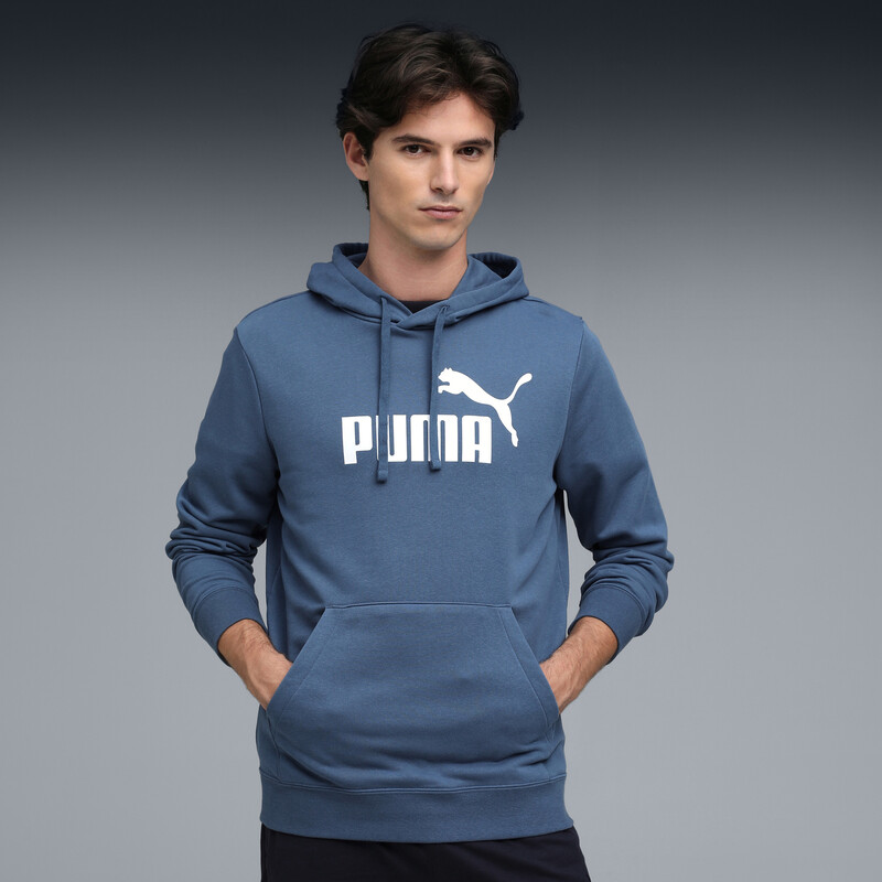 Men's PUMA Essentials No. 1 Logo Rubber Print Hoodie