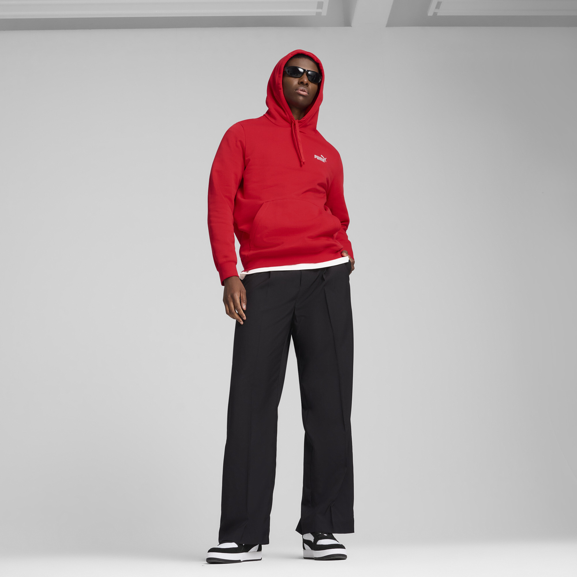 PUMA Essentials hoodie met No. 1-logo voor Heren, Rood, Maat XXL thumbnail 4