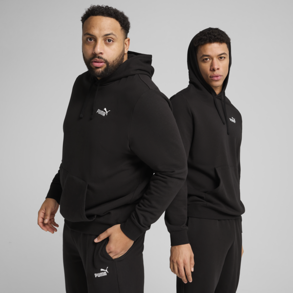 Sudadera Essentials Small No. 1 Logo para hombre, PUMA Black, large-MEX