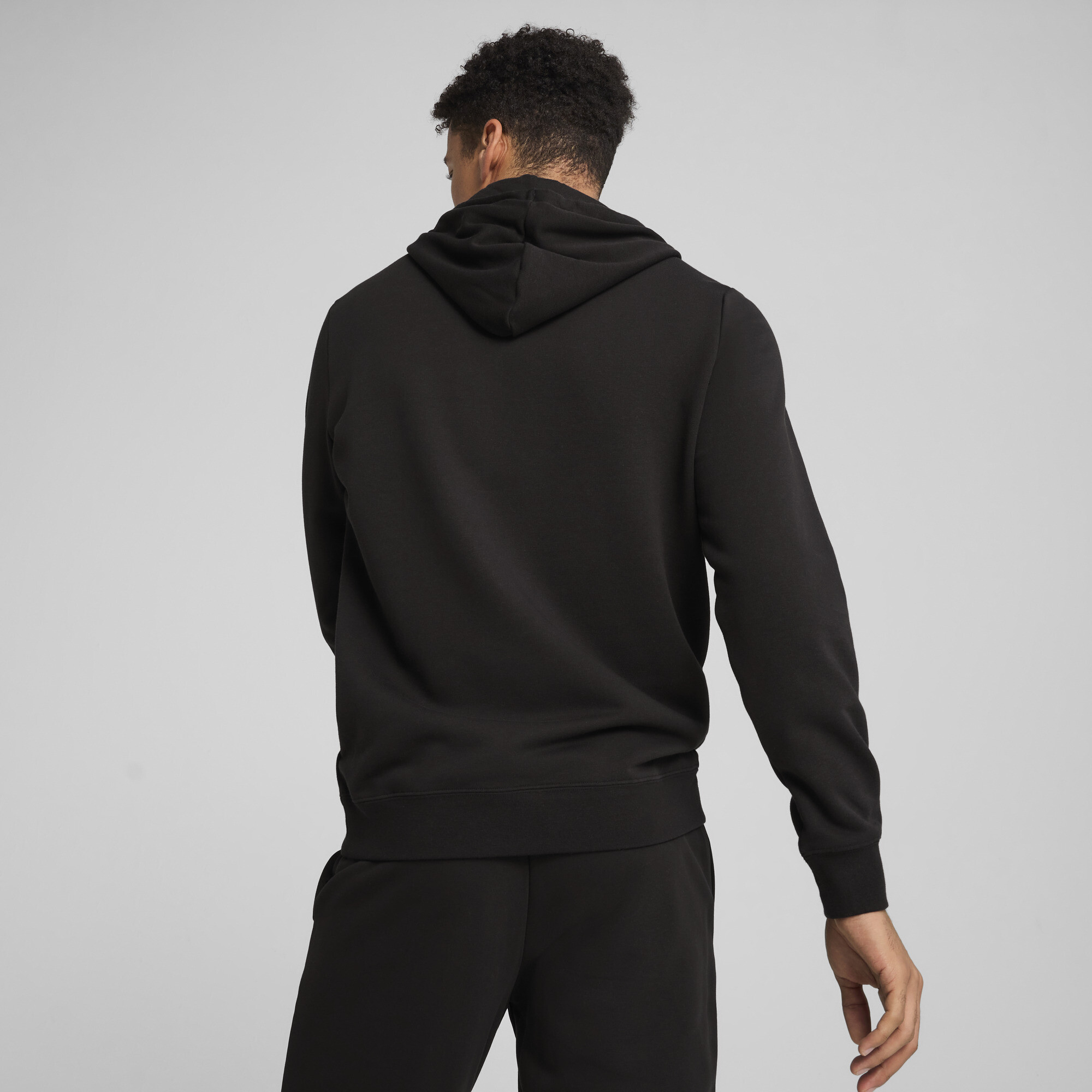 PUMA Essentials hoodie met No. 1-logo voor Heren, Zwart, Maat S thumbnail 5