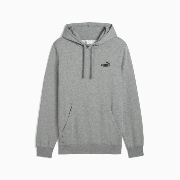 Essentials Small No. 1 Logo Hoodie Men, Medium Gray Heather, large-MEX