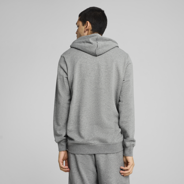Essentials Small No. 1 Logo Hoodie Men, Medium Gray Heather, large-MEX