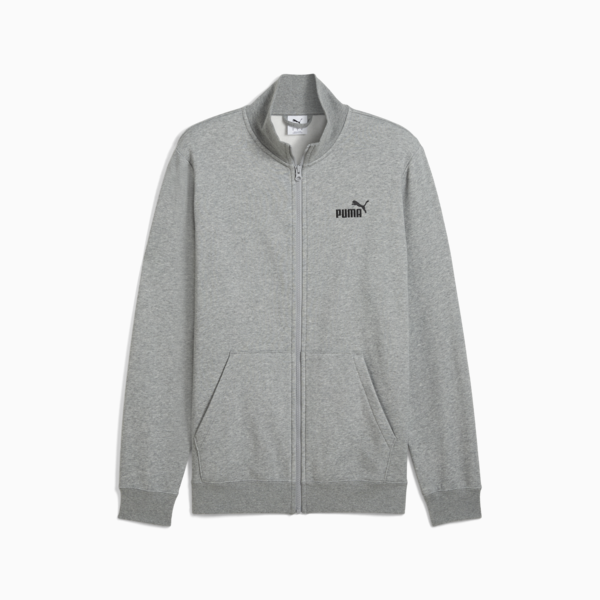 Essentials No. 1 Logo Track Jacket Men, Medium Gray Heather, large-ZAF
