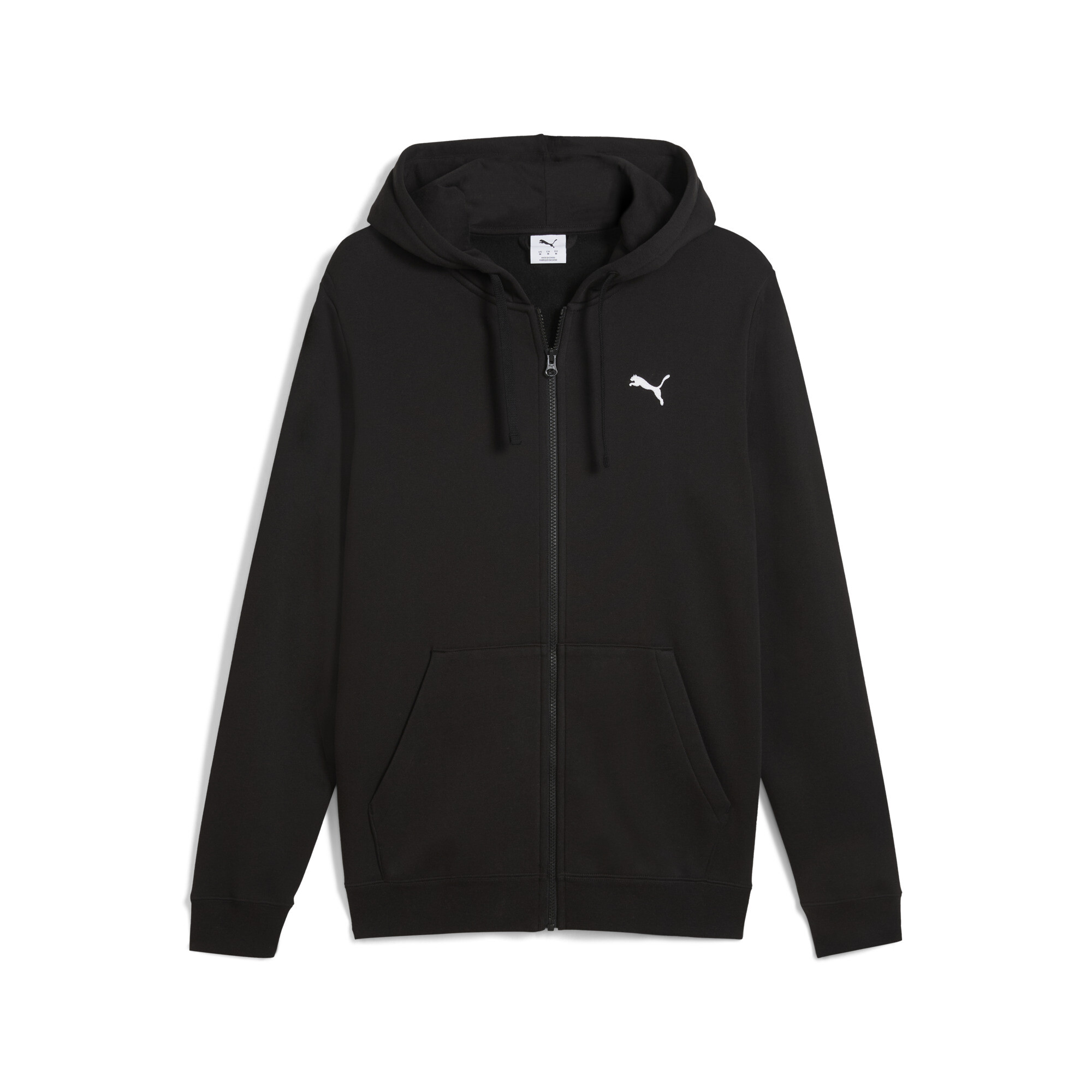 Puma Essentials Kapuzenjacke Herren | Mit Plain | Black | Größe: L