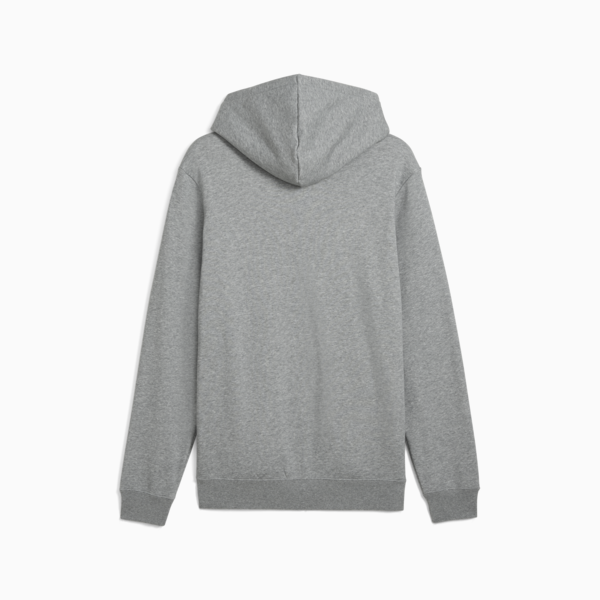 Essentials Full-Zip Hoodie Men, Medium Gray Heather, large-ZAF
