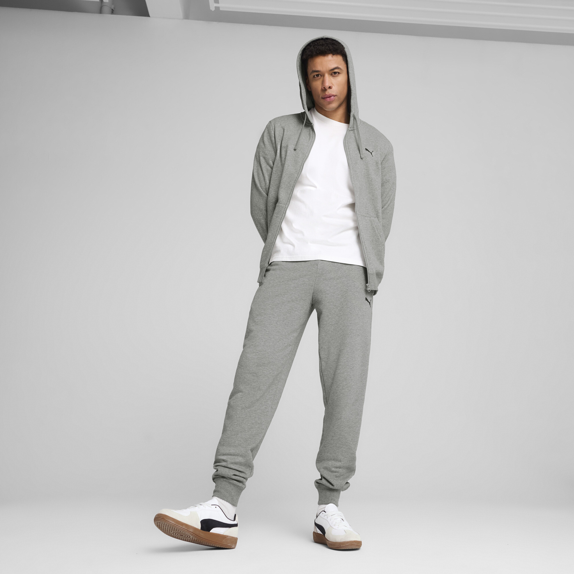 PUMA Essentials hoodie met volledige rits voor Heren, Grijs, Maat 3XL thumbnail 6