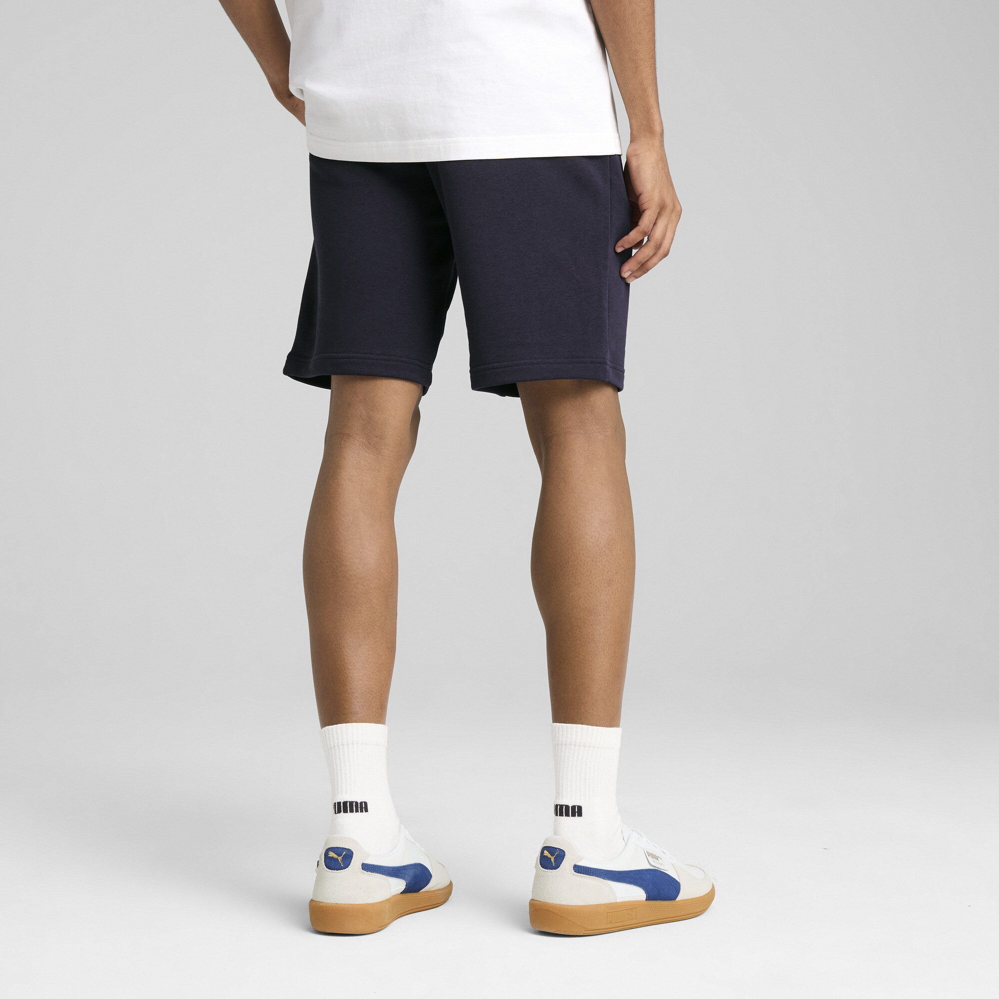 PUMA Essentials No. 1-logo short van 25,5 cm voor Heren, Blauw, Maat XS thumbnail 5