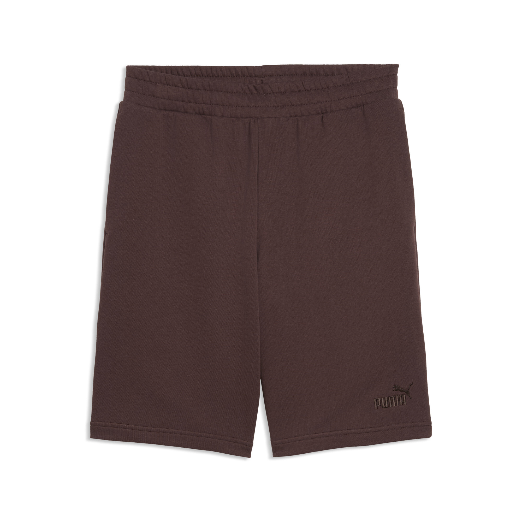 PUMA Essentials No. 1-logo short van 25,5 cm voor Heren, Bruin, Maat M thumbnail 3
