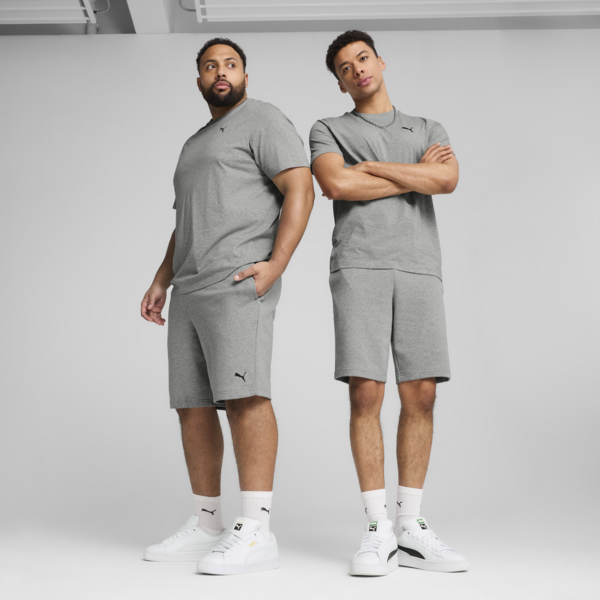 Essentials 10" Shorts Men, Medium Gray Heather, large-ZAF