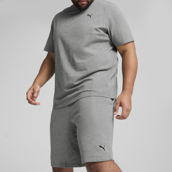 Essentials 10" Shorts Men, Medium Gray Heather, large-ZAF