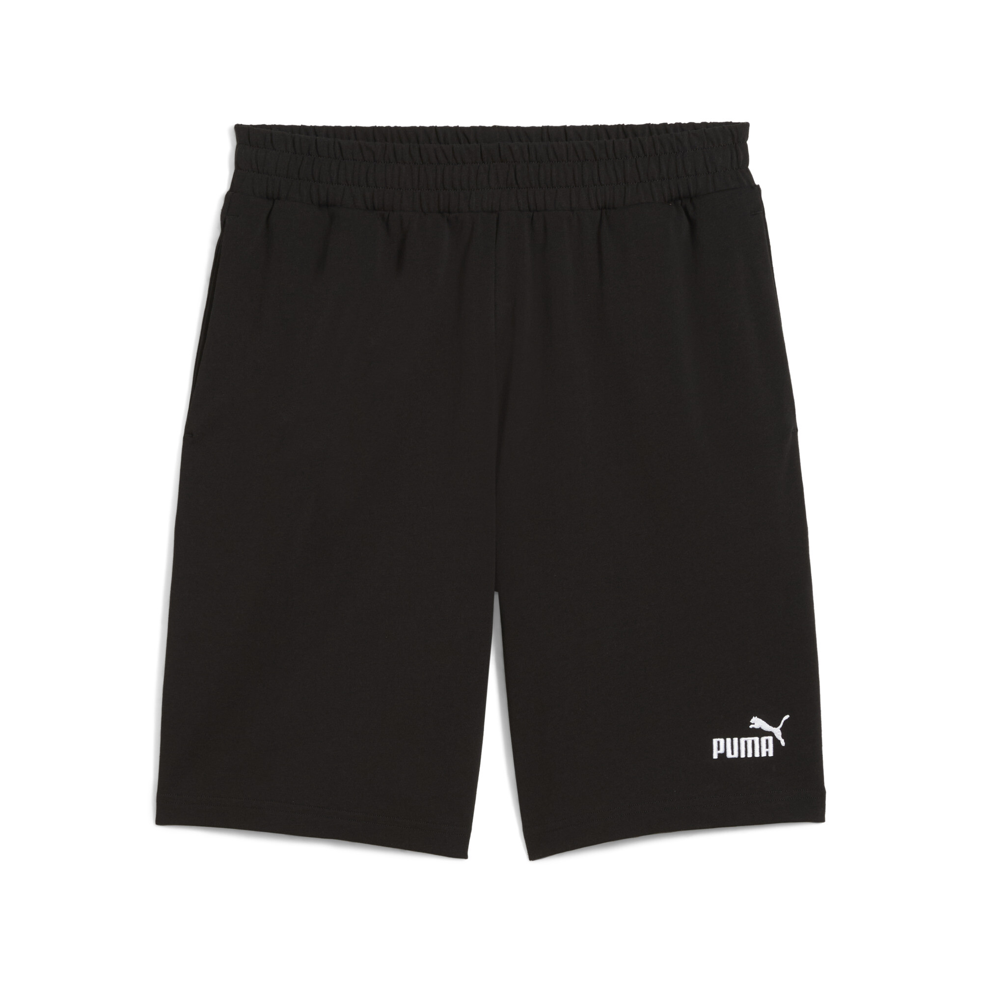 PUMA Essentials No. 1-logo jersey short van 25,5 cm voor Heren, Zwart, Maat XS thumbnail 3