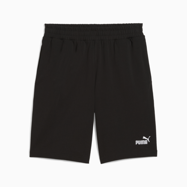 Essentials No. 1 Logo Jersey 10" Shorts Men, PUMA Black, large-ZAF