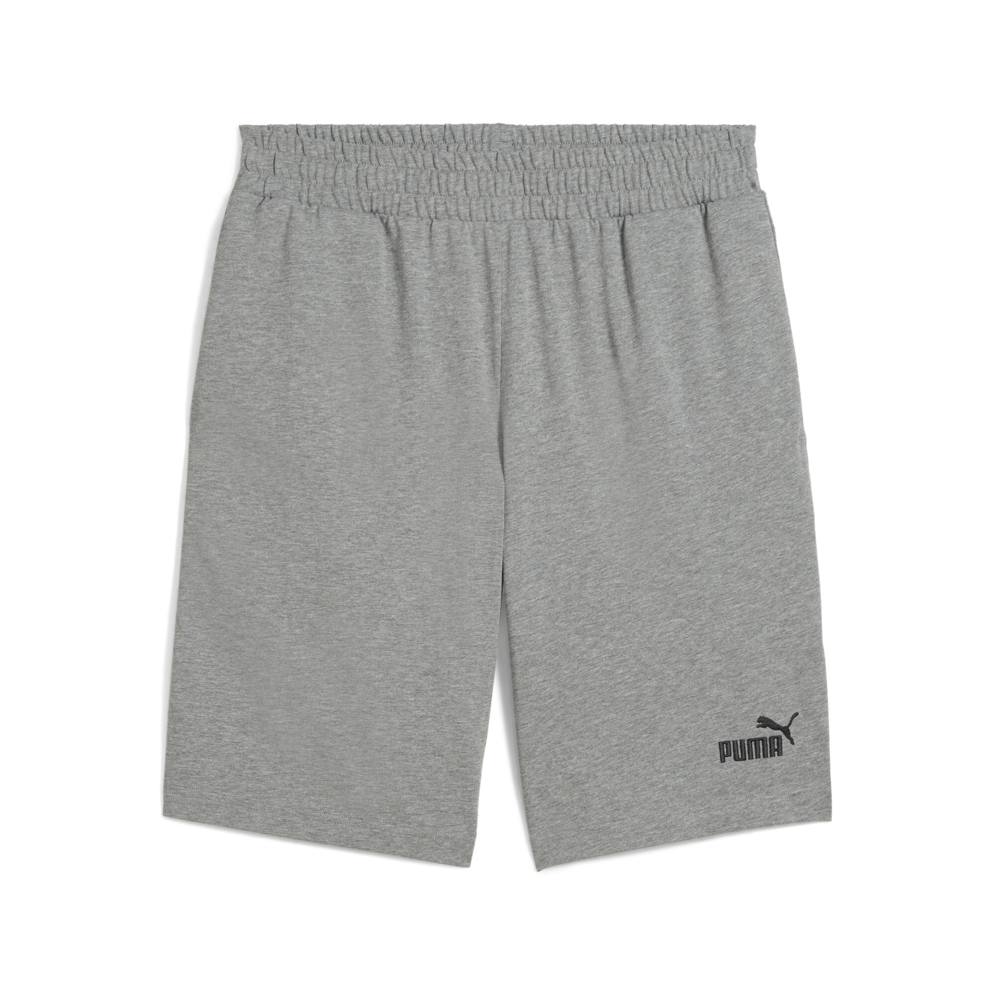 PUMA Essentials No. 1-logo jersey short van 25,5 cm voor Heren, Grijs, Maat XXL thumbnail 3