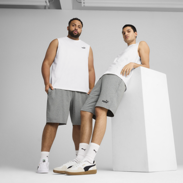 Essentials No. 1 Logo Jersey 10" Shorts Men, Medium Gray Heather, large-ZAF