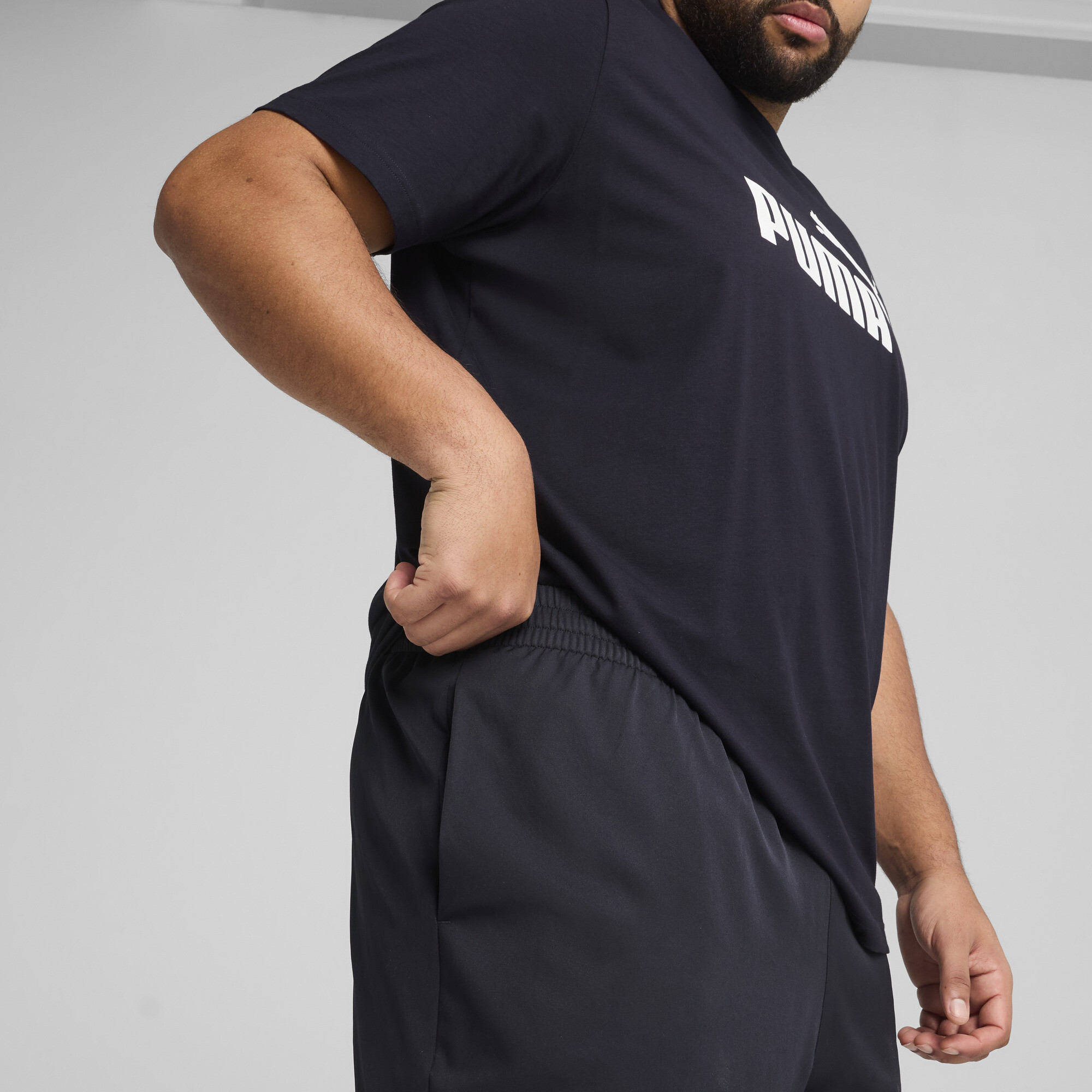 PUMA Essentials geweven short 13 cm voor Heren, Blauw, Maat M thumbnail 7