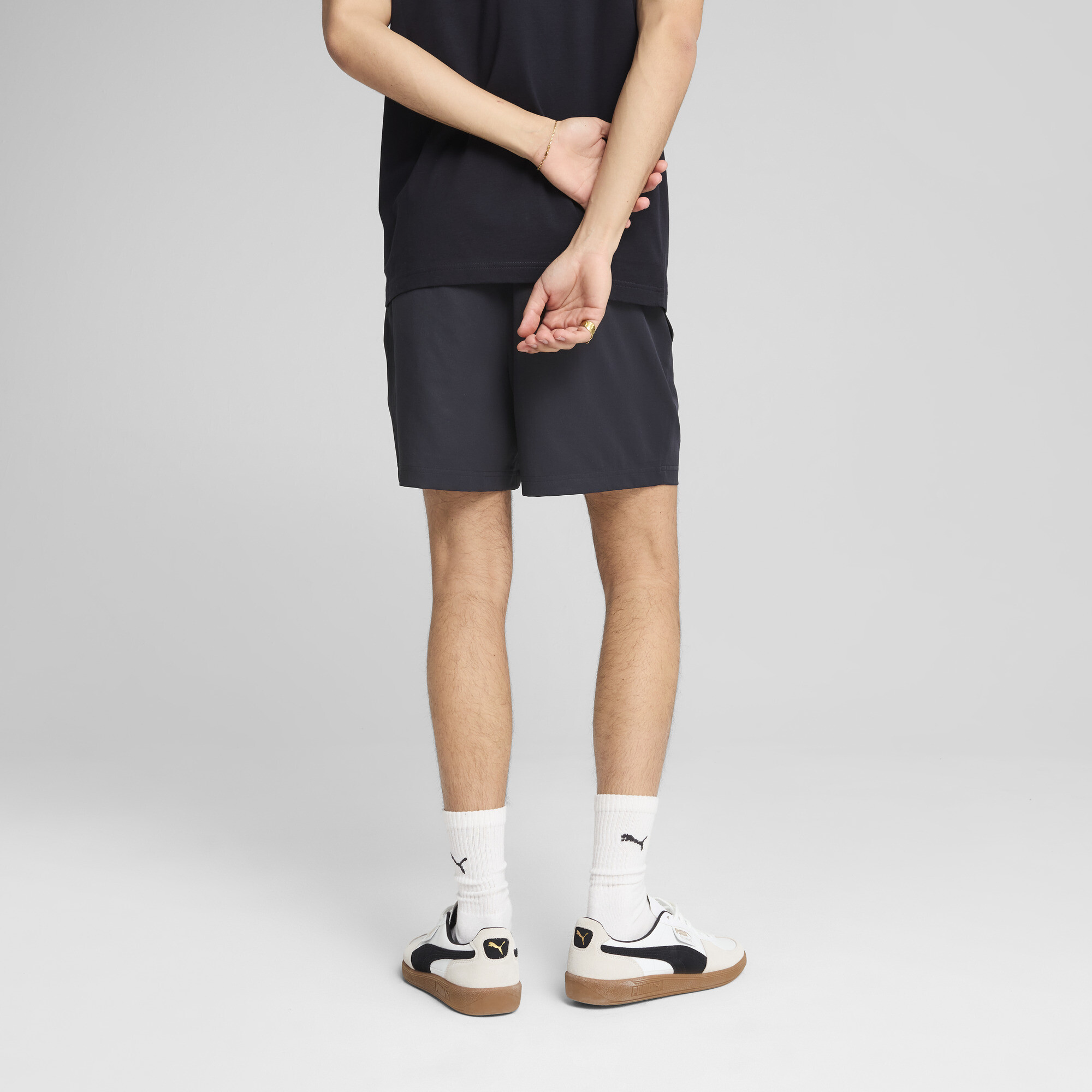 PUMA Essentials geweven short 13 cm voor Heren, Blauw, Maat M thumbnail 5