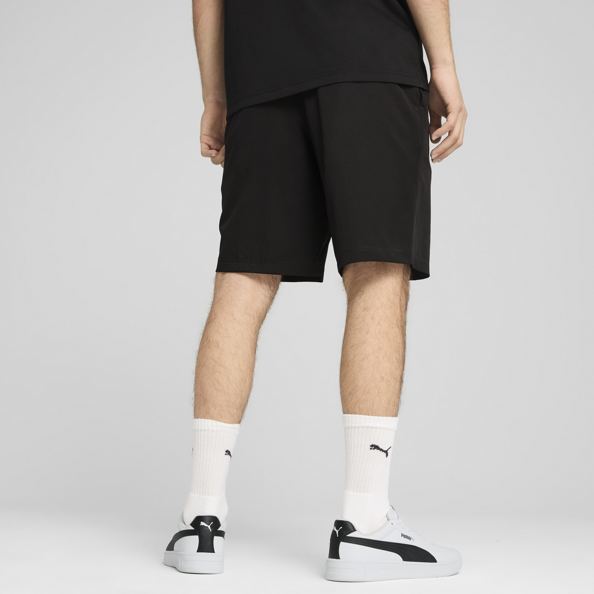 PUMA ESS geweven shorts voor Heren, Zwart, Maat XL thumbnail 5