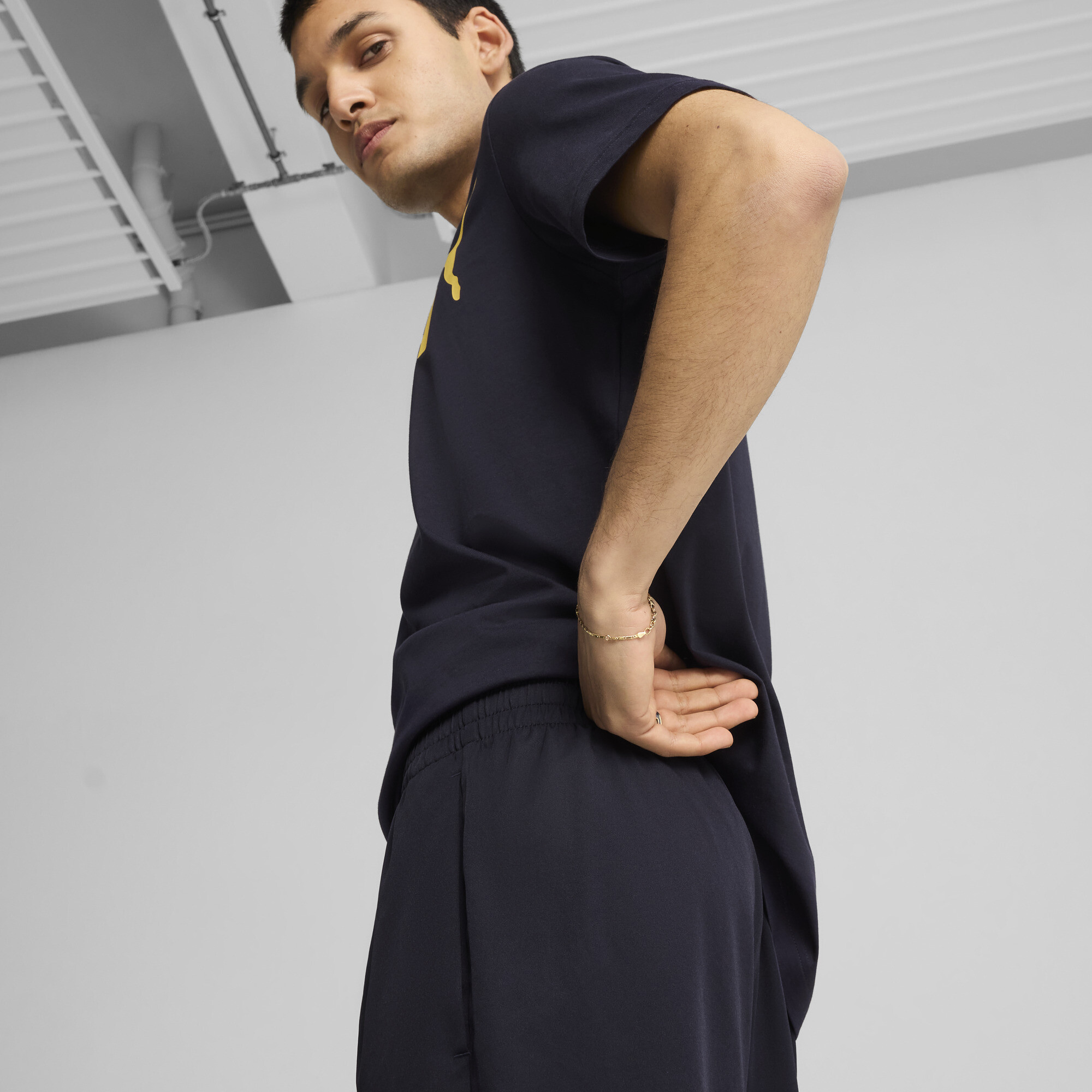 PUMA ESS geweven shorts voor Heren, Blauw, Maat XXL thumbnail 7