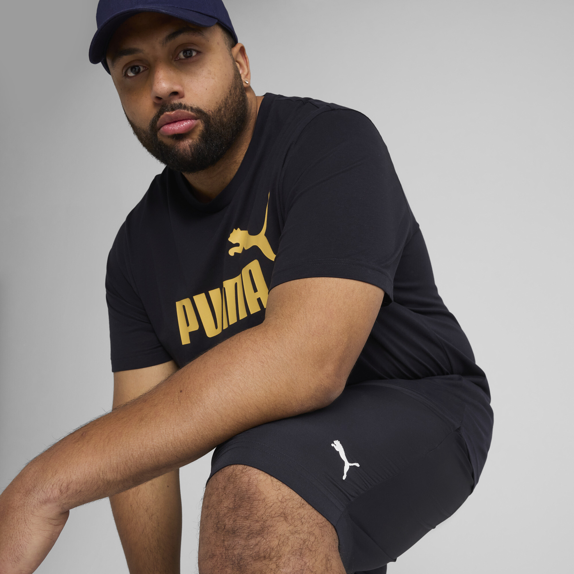 PUMA ESS geweven shorts voor Heren, Blauw, Maat XXL thumbnail 4