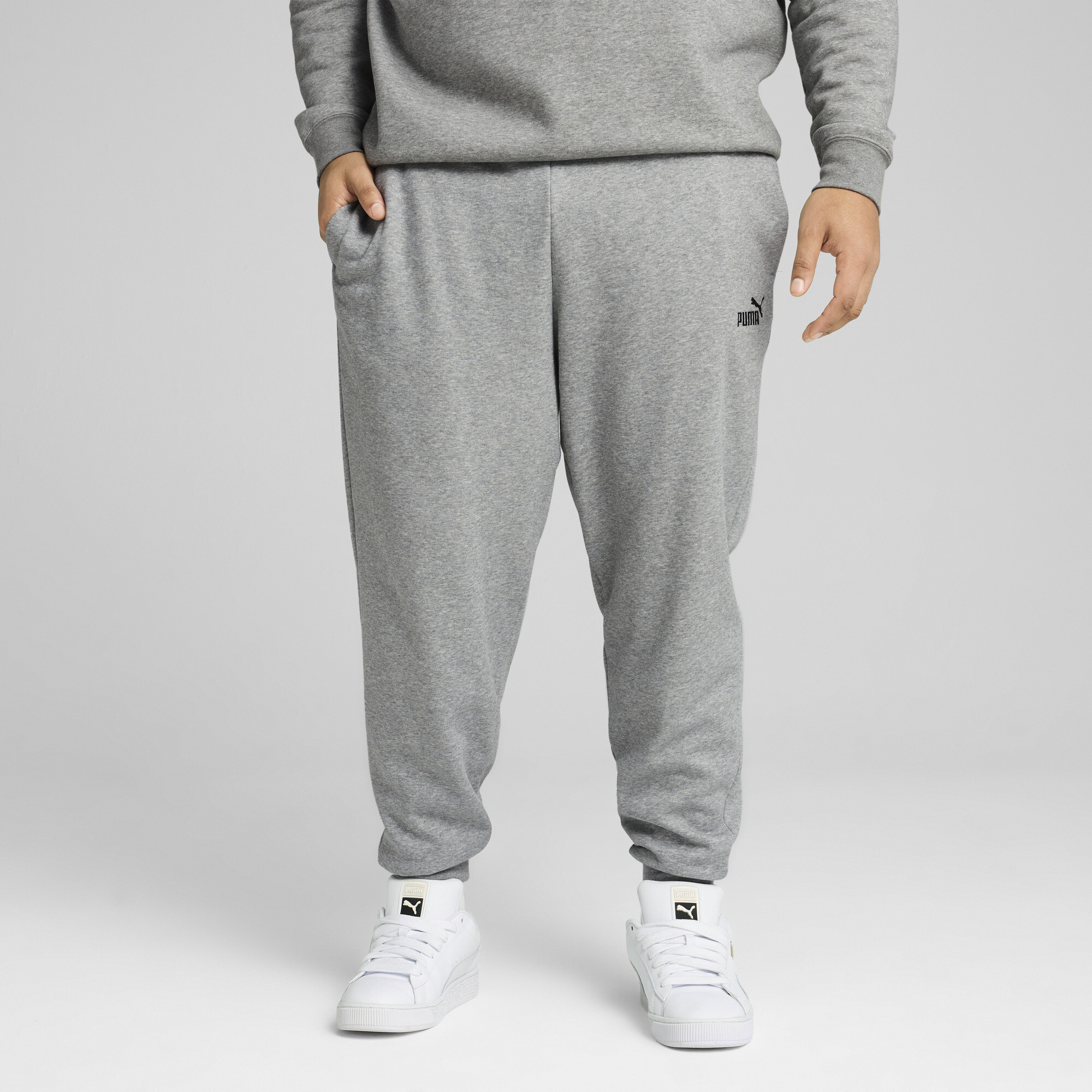 PUMA Essentials No. 1-logo sweatpant voor Heren, Grijs, Maat XXL thumbnail 6