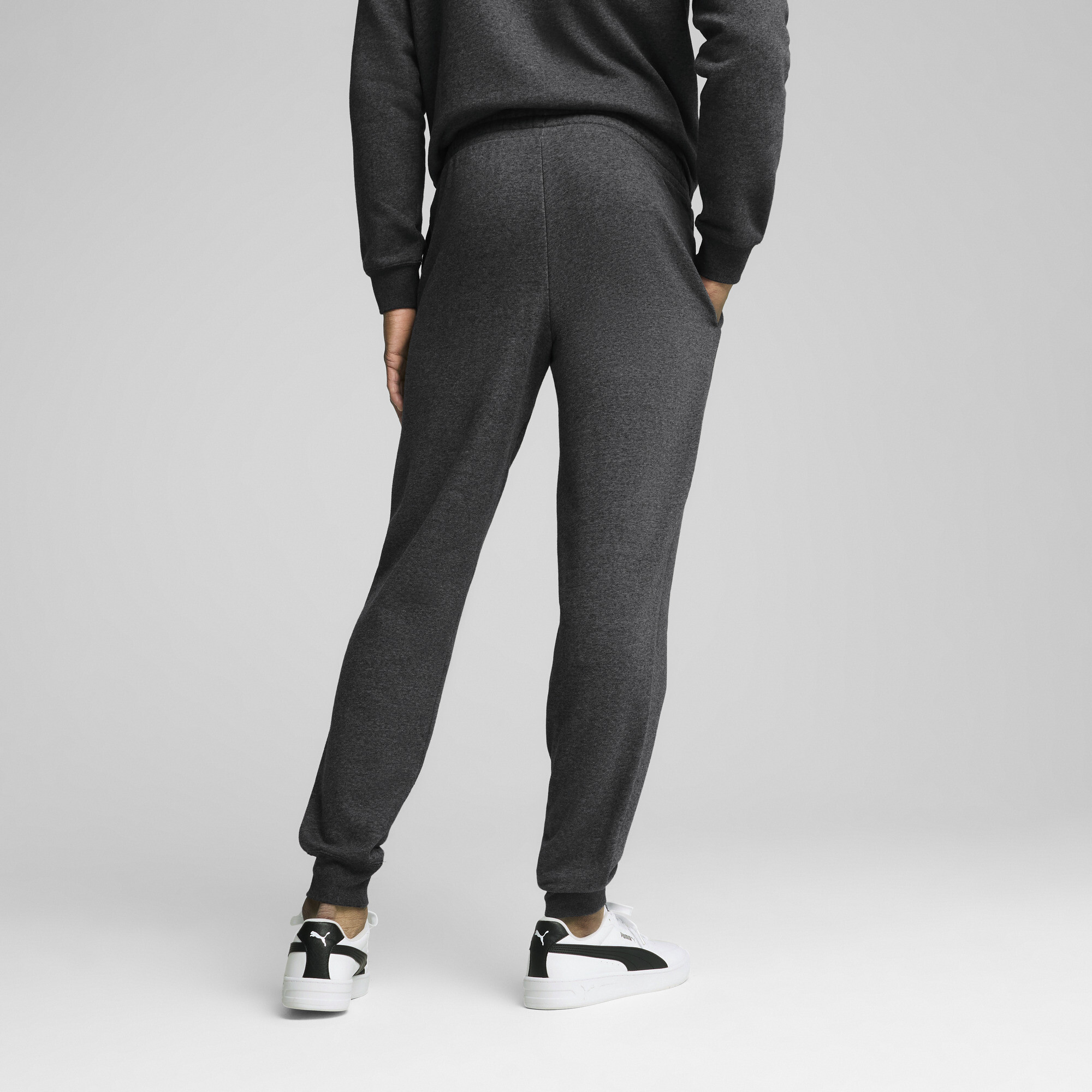 PUMA Essentials No. 1-logo sweatpant voor Heren, Grijs, Maat L thumbnail 5