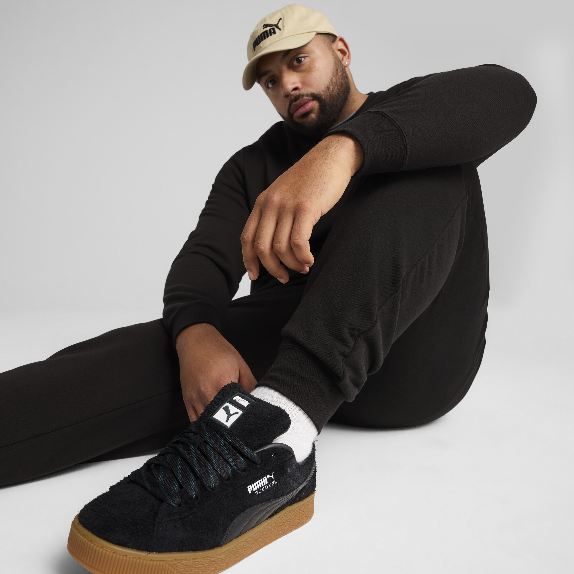 PUMA Essentials No. 1-logo sweatpant voor Heren, Zwart, Maat XL thumbnail 7