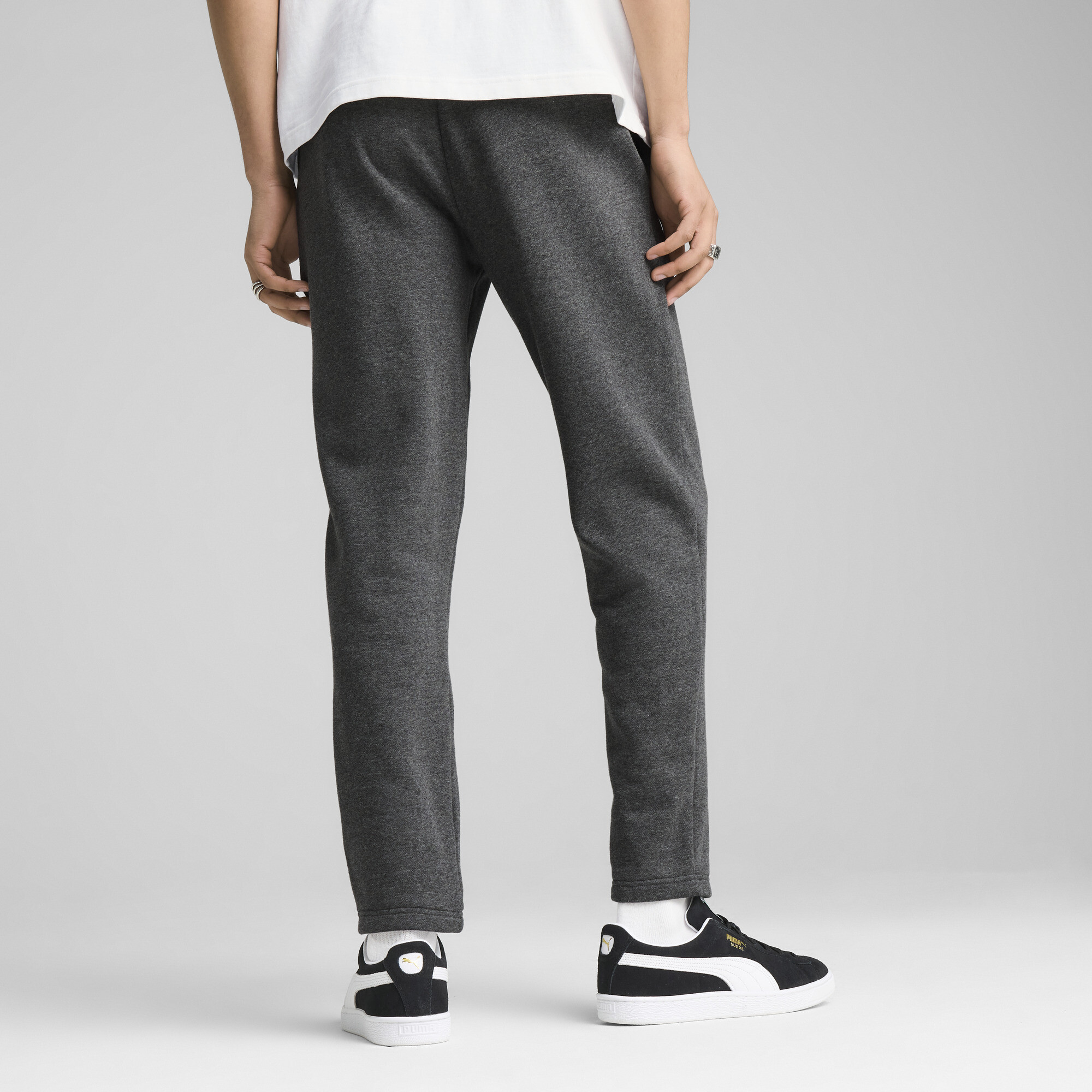 PUMA Essentials No. 1-logo sweatpant voor Heren, Grijs, Maat S thumbnail 5