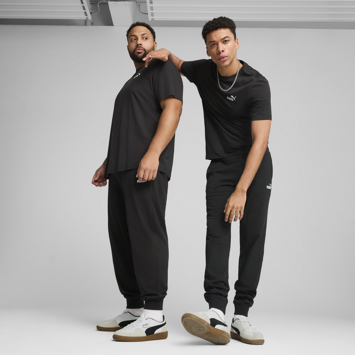 Essentials No. 1 Logo Jersey Pants Men in Black by PUMA, Small