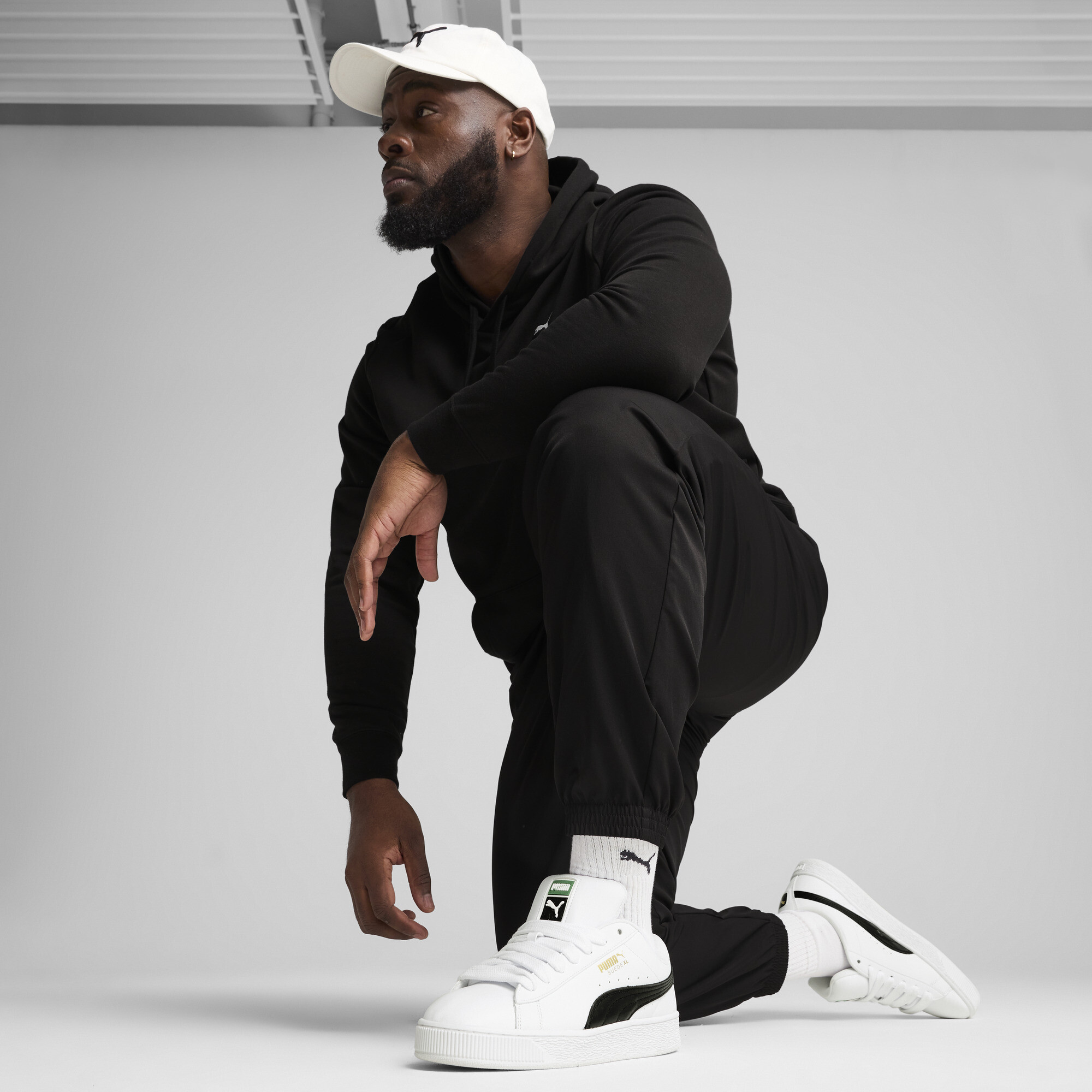 PUMA Essentials geweven broek voor Heren, Zwart, Maat L thumbnail 7