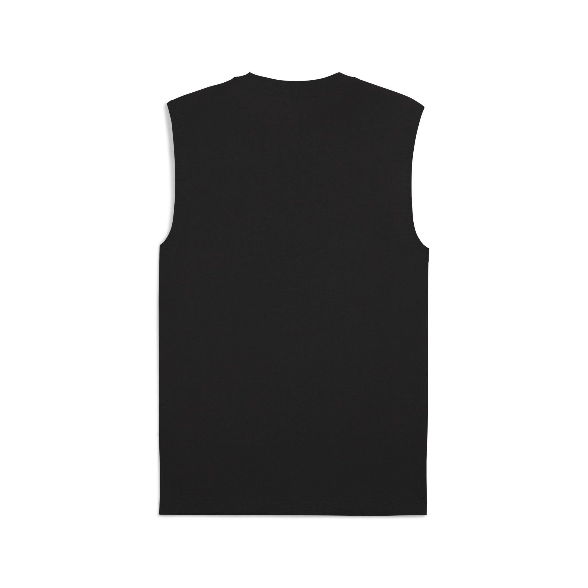 Essentials No. 1-logo mouwloos T-shirt voor Heren, Zwart, Maat L | PUMA